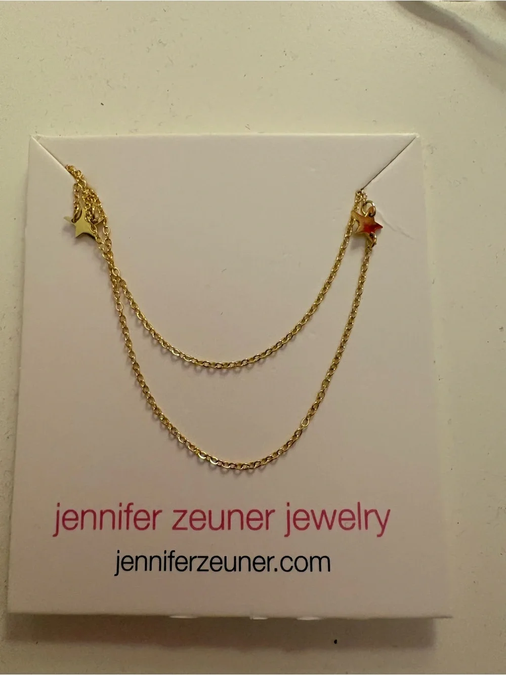 Star Gold Colored Necklace